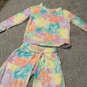 Cat & Jack Pastel Tie-Dye Kids' Set